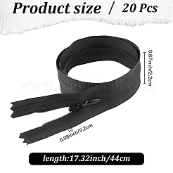 20Pcs Nylon Zipper with Zipper Sliders&nbsp;DIY-CY0002-43A