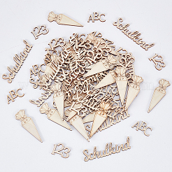1 Set Unfinished Wood Confetti Table Decoration&nbsp;WOOD-SP0001-99