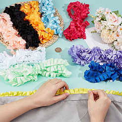 20M 10 Colors Stain Pleated Lace Ribbon&nbsp;OCOR-BC0007-42