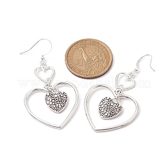 Heart Alloy Dangle Earrings&nbsp;EJEW-JE05534-03