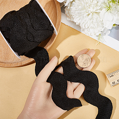 Polyester Wavy Fringe Trim&nbsp;OCOR-GF0003-44G-01