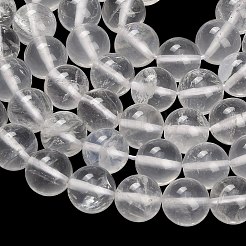 Natural Quartz Crystal Beads Strands&nbsp;G-F570-01-12mm