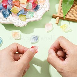 100Pcs Baking Paint Glass Pendant&nbsp;DGLA-CJ0001-01