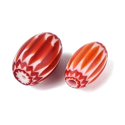 Handmade Millefiori Glass Barrel Beads&nbsp;LA-N002-15F