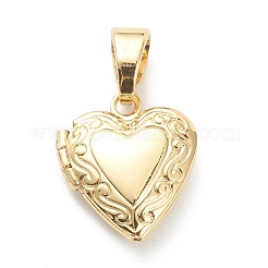 Brass Locket Pendants&nbsp;LS-KK-P199-15G