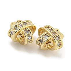 Brass with Clear Cubic Zirconia Charms&nbsp;KK-Q820-21G