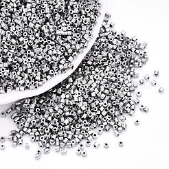Electroplate Glass Cylinder Beads&nbsp;SEED-Q036-01A-B04