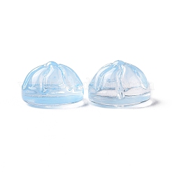 Transparent Spray Painted Glass Beads&nbsp;GLAA-I050-09G