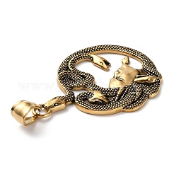 Ion Plating(IP) 304 Stainless Steel Pendants&nbsp;STAS-D067-15AG