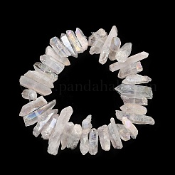 Natural Quartz Crystal Points Beads Strands&nbsp;G-K181-B28