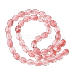 Synthetic Cherry Quartz Glass Beads Strands&nbsp;G-H349-A01-27