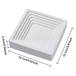 Gesso Jewelry Plate&nbsp;DJEW-WH0043-28B