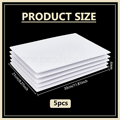 5Pcs PVC Foam Boards&nbsp;DIY-BC0015-40