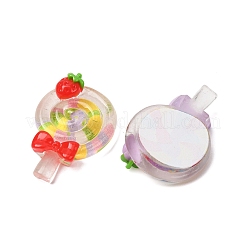 Transparent Resin Imitation Food Cabochons&nbsp;RE-CBA4416-03