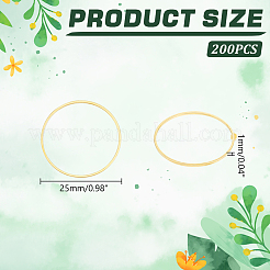 200Pcs Brass Linking Rings&nbsp;UNKW-UN0002-99A