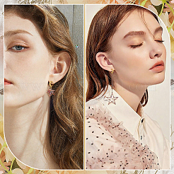 Brass Stud Earring Findings&nbsp;KK-ME0003-67