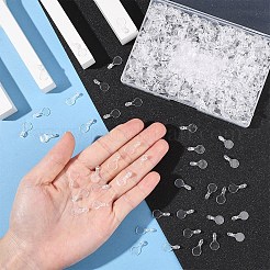 500Pcs Plastic Glue-on Flat Pad Bails&nbsp;KY-YW0002-14