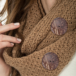 20Pcs Coconut Buttons&nbsp;COCO-CY0001-01