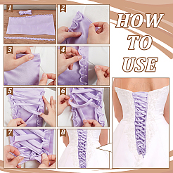 Women's Wedding Dress Zipper Replacement&nbsp;DIY-WH0622-050C