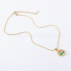 3Pcs Ocean Stainless Steel Enamel Flat Round with Sailboat Pendant Necklaces for Women&nbsp;JG5903