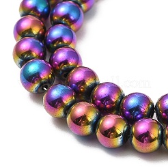 Electroplate Synthetic Non-magnetic Hematite Beads Strands&nbsp;G-E602-04