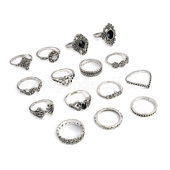 15Pcs Alloy Finger Rings&nbsp;FS-WGBB90C-01