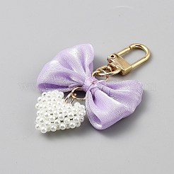 Alloy & Velvet & Plastic Pendant Decorations&nbsp;KEYC-WH20005-11C