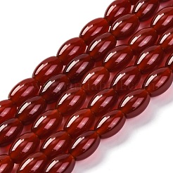 Dyed & Heated Natural Carnelian Beads Strands&nbsp;G-G177-J01-01