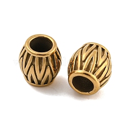 Ion Plating(IP) 304 Stainless Steel European Beads&nbsp;STAS-D175-20G