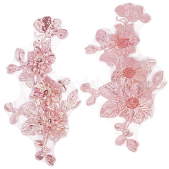1Pair Polyester Clothing Pathces&nbsp;DIY-CY0003-53B