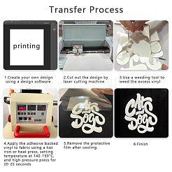 3D Polyurethane Heat Transfer Vinyl Sheets&nbsp;DIAM-PW0007-27