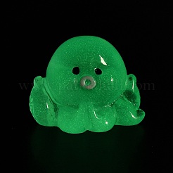 Luminous Transparent Resin Octopus Display Decorations Glow in the Dark&nbsp;RESI-WH20017-01C