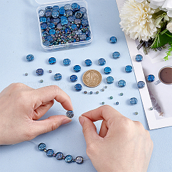 104Pcs 26 Styles Electroplated Glass Beads&nbsp;GLAA-PH0003-97A
