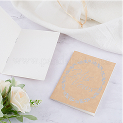 Paper Wedding Guestbooks Notepad&nbsp;AJEW-WH0415-91B