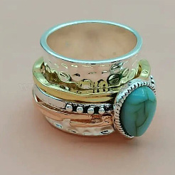 Alloy and Resin Finger Rings&nbsp;FS-WGDE678-06