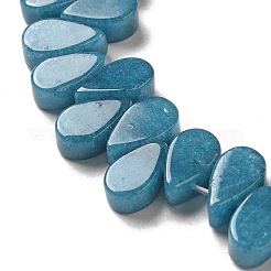 Natural White Jade Imitation Aquamarine Beads Strands&nbsp;G-B064-B09-1