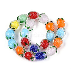 Handmade Lampwork Beads Strands&nbsp;LAMP-N036-05A