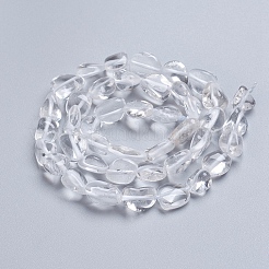 Natural Quartz Crystal Beads Strands&nbsp;X-G-G841-A12