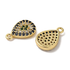 Brass Micro Pave Cubic Zirconia Pendants&nbsp;KK-S391-06G