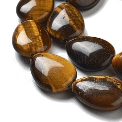 Natural Tiger Eye Beads Strands&nbsp;G-P528-L08-01