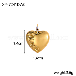 304 Stainless Steel Pendants&nbsp;STAS-OY002-59G
