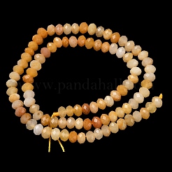 Natural Topaz Jade Bead Strands&nbsp;G-D344-A36-01