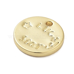 Brass Charms&nbsp;KK-C078-01A-G