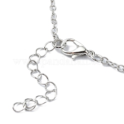 Alloy Pendant Necklaces&nbsp;NJEW-H031-01C-AS