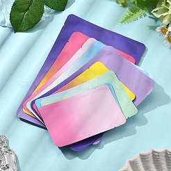50Pcs 4 Style Two Tone Rectangle Plastic Zip Top Gift Bags&nbsp;OPP-FS0001-19A-1