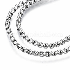 Tarnish Resistant 304 Stainless Steel Venetian Chains&nbsp;CHS-S009-001