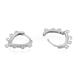 Tarnish Resistant 304 Stainless Steel Hoop Earrings Findings&nbsp;STAS-N092-192