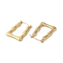 Rack Plating 304 Stainless Hoop Earrings for Women&nbsp;EJEW-Z026-36G
