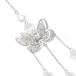 Butterfly Brass Hanging Suncatchers&nbsp;HJEW-JM04249