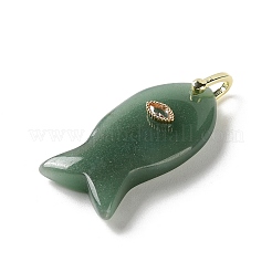 Natural Green Aventurine Pendants&nbsp;G-Z102-02G-04